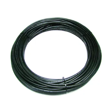 NYLON AIR TUBING 3/8" X 100'. BLACK DOT Two layers