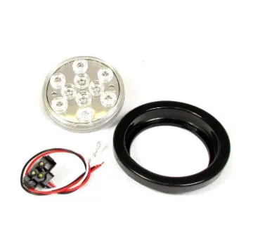 RED CLEAR, 4IN DIA. 10 LED SEALED KIT