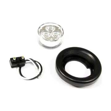 RED CLEAR, 2" MARKER LIGHT 3 LED KIT