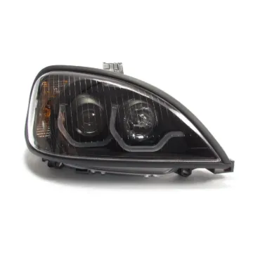 HEAD LAMP RH FL COLUMBIA  BLACK HOUSING