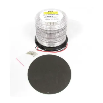 CLEAR, STROBE CAB LAMP MEDIUM - CLEAR LED