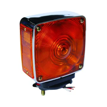 SQUARE,CHROME TURN SIGNAL LAMP (L) / 4742