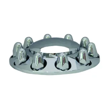 FRONT AXLE COVER KIT  ABS CHROME PUSH-ON
