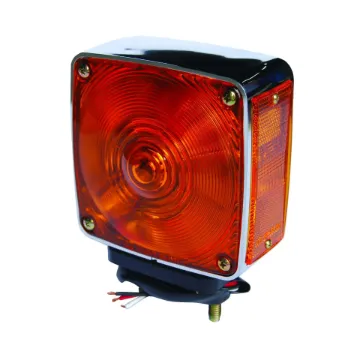 SQUARER, CHROME TURN SIGNAL LAMP (R) / 4742R