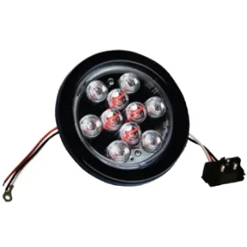 RED CLEAR, 4IN DIA. 10 LED SEALED KIT