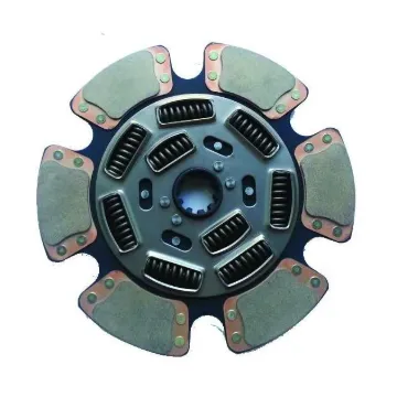 DAN128604 CLUTCH DISC 15-1/2"X2" - 10 SPLINES 6 SPRINGS, 6 PAD CERAMIC, FRONT/REAR