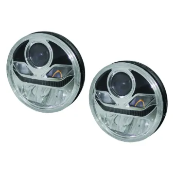 LED 7â€ Full LED Headlight High / Low Beams (1 Set of 2 Lights)
