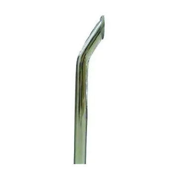 CHROME STACK, BULL HORN STYLE, 5" DIA 36" LENGTH 5" I.D. INTEL