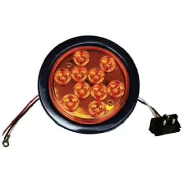 AMBER, 4IN DIA. 10 LED SEALED KIT
