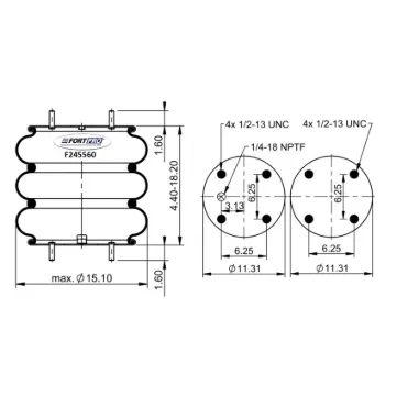AIR SPRING  3B14-360, 7800